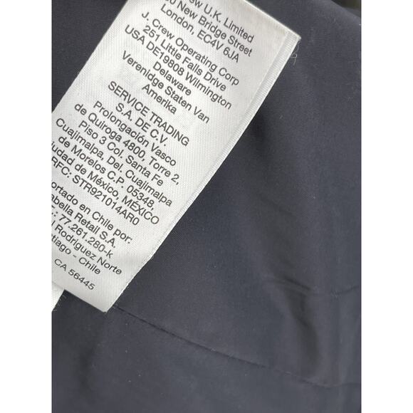 J Crew Going Out Blazer In Stretch Twill Black Size 16 - Picture 8 of 9